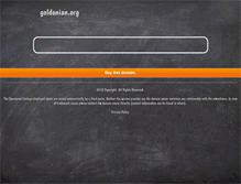 Tablet Screenshot of goldonian.org